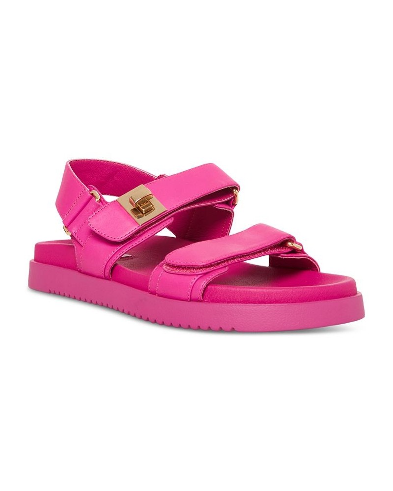 Women's Mona Slingback Footbed Sandals Pink $50.49 Shoes