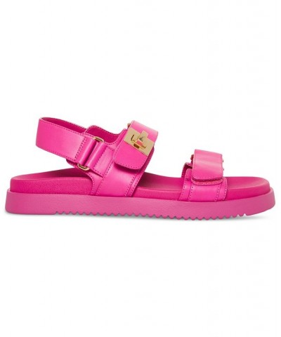 Women's Mona Slingback Footbed Sandals Pink $50.49 Shoes