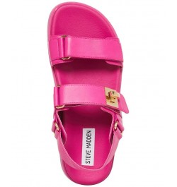 Women's Mona Slingback Footbed Sandals Pink $50.49 Shoes