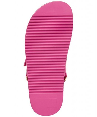 Women's Mona Slingback Footbed Sandals Pink $50.49 Shoes