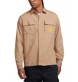 Men's Urban Passage Long Sleeve Shirt Brown $21.36 Shirts