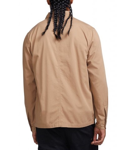 Men's Urban Passage Long Sleeve Shirt Brown $21.36 Shirts