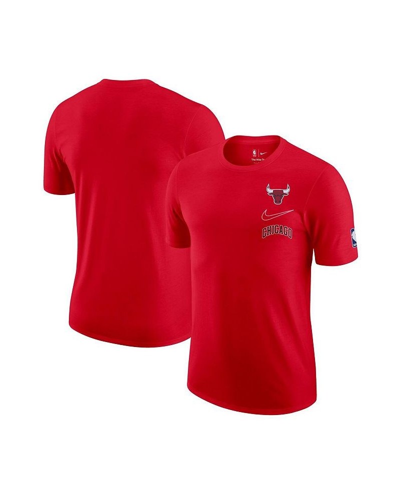 Men's Red Chicago Bulls 2022/23 City Edition Courtside Max90 Vintage-Like Wash T-shirt $29.11 T-Shirts