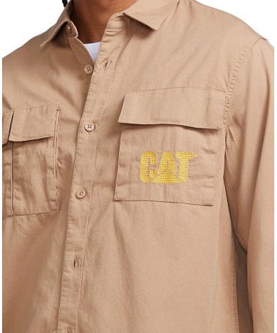 Men's Urban Passage Long Sleeve Shirt Brown $21.36 Shirts