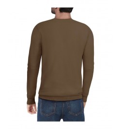 Men's Basic V-Neck Pullover Midweight Sweater Olive Green $21.15 Sweaters