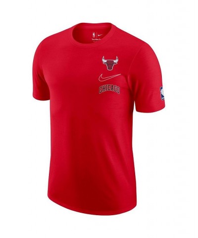 Men's Red Chicago Bulls 2022/23 City Edition Courtside Max90 Vintage-Like Wash T-shirt $29.11 T-Shirts