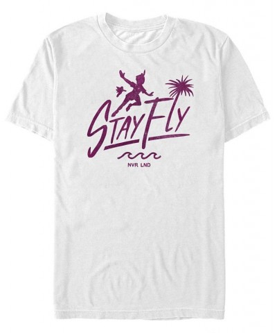 Men's Stay Fly Short Sleeve Crew T-shirt White $16.10 T-Shirts