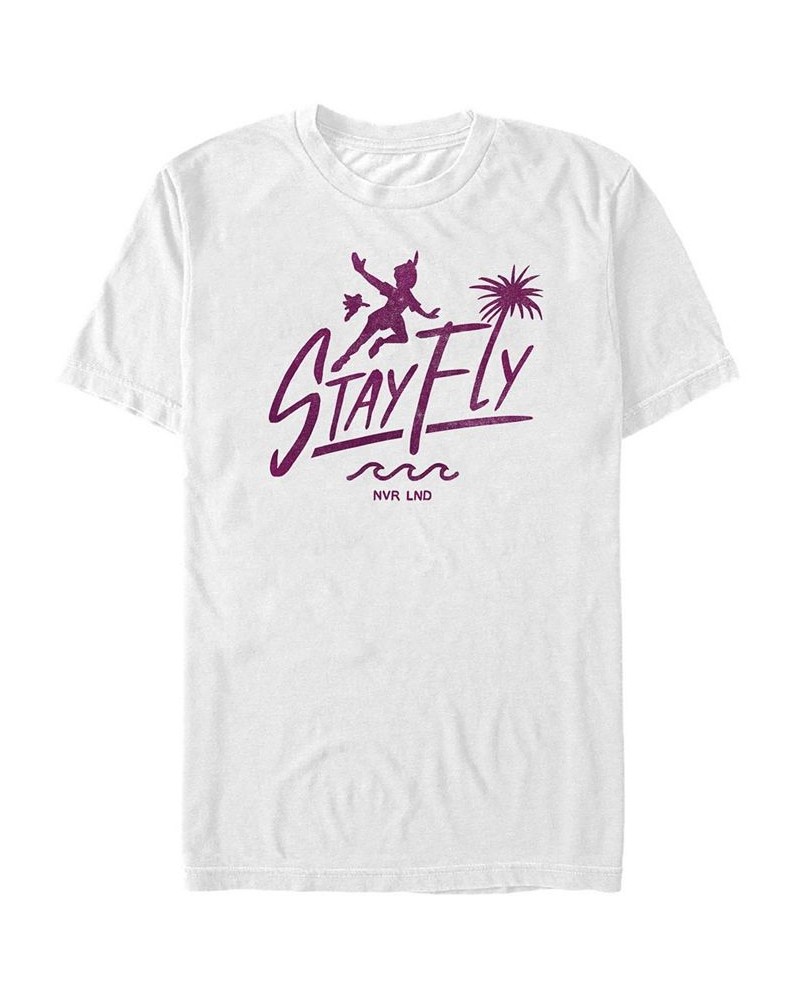 Men's Stay Fly Short Sleeve Crew T-shirt White $16.10 T-Shirts