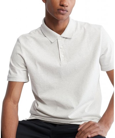 Men's Regular-Fit Smooth Cotton Monogram Logo Polo Shirt PD14 $27.49 Polo Shirts