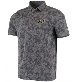 Men's Black Colorado Buffaloes Palmetto Palms Polo $45.12 Polo Shirts