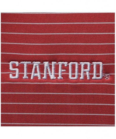 Men's Cardinal Stanford Cardinal Stadium Stripe Performance Team Polo Shirt $33.00 Polo Shirts