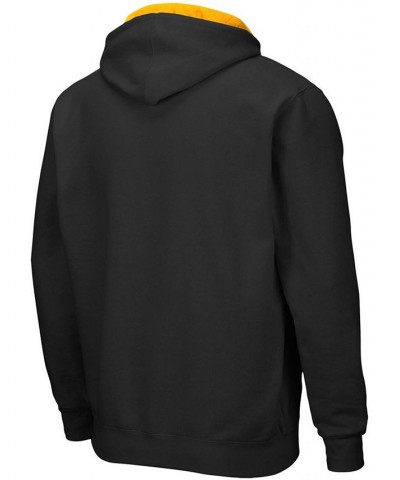 Men's Black Iowa Hawkeyes Arch Logo 3.0 Full-Zip Hoodie $26.40 Sweatshirt