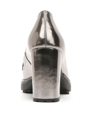 Callie-Moc Tailored Pumps Silver $67.65 Shoes