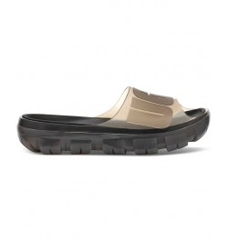 Women's Jella Clear Slide Sandals Blue $43.00 Shoes