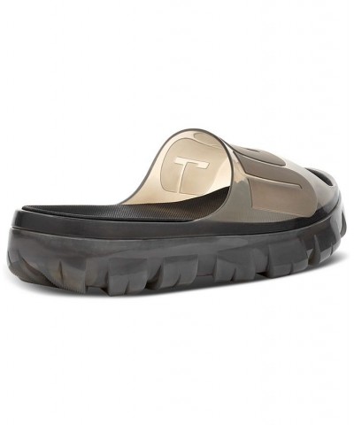 Women's Jella Clear Slide Sandals Blue $43.00 Shoes