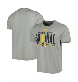 Men's Gray Boston Bruins Original Six Tri-Blend T-shirt $24.74 T-Shirts