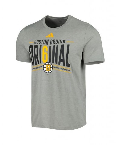 Men's Gray Boston Bruins Original Six Tri-Blend T-shirt $24.74 T-Shirts