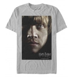 Harry Potter Men's Deathly Hallows Ron Weasley Big Face Poster Short Sleeve T-Shirt $15.40 T-Shirts