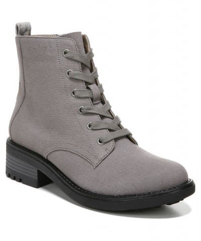 Kunis Canvas Booties Gray $33.91 Shoes