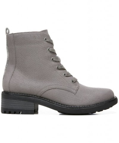 Kunis Canvas Booties Gray $33.91 Shoes