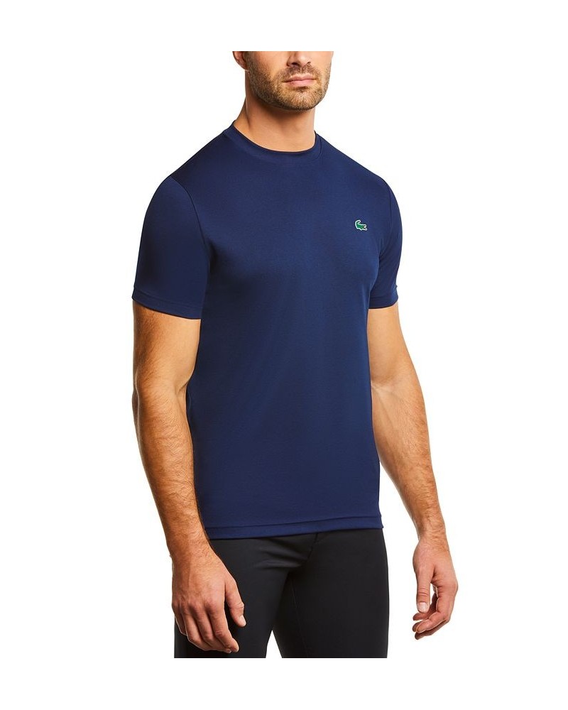 Men's SPORT Short Sleeve Crew Neck Ultra Dry Mesh Basic T-shirt Blue $39.20 T-Shirts