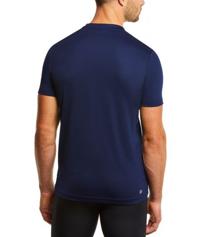 Men's SPORT Short Sleeve Crew Neck Ultra Dry Mesh Basic T-shirt Blue $39.20 T-Shirts