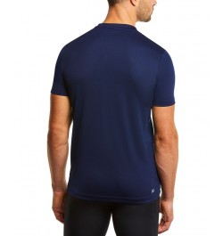 Men's SPORT Short Sleeve Crew Neck Ultra Dry Mesh Basic T-shirt Blue $39.20 T-Shirts