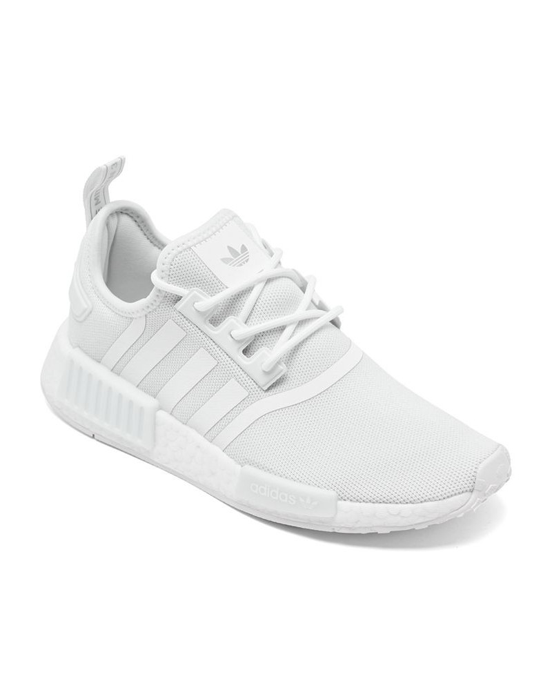 Women's NMD R1 Primeblue Casual Sneakers White $72.85 Shoes