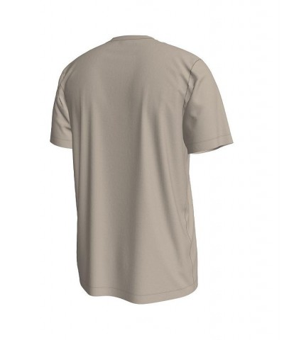 Men's Tan Barcelona Verbiage T-shirt $26.09 T-Shirts