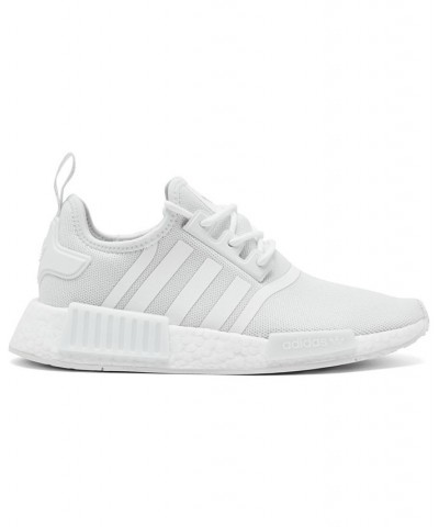 Women's NMD R1 Primeblue Casual Sneakers White $72.85 Shoes