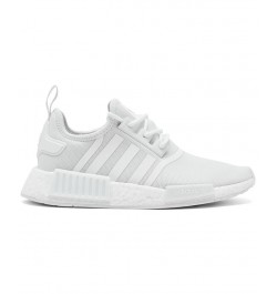 Women's NMD R1 Primeblue Casual Sneakers White $72.85 Shoes