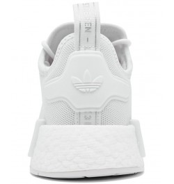 Women's NMD R1 Primeblue Casual Sneakers White $72.85 Shoes