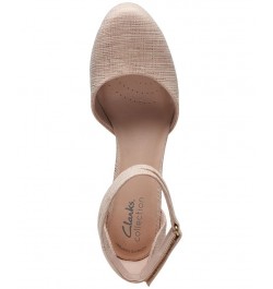 Women's Ambyr Skip Ankle-Strap Platform Pumps Tan/Beige $32.70 Shoes