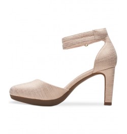 Women's Ambyr Skip Ankle-Strap Platform Pumps Tan/Beige $32.70 Shoes