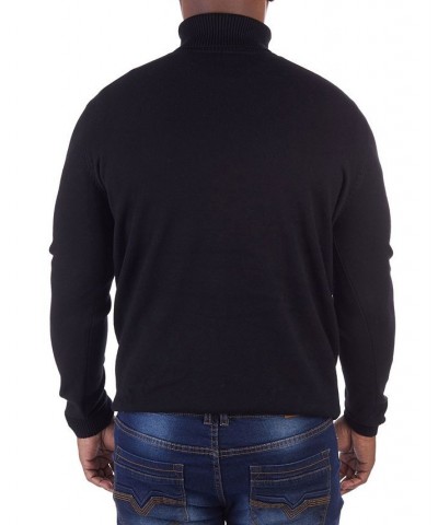 Men's Turtleneck Pull Over Sweater Black $22.00 Sweaters