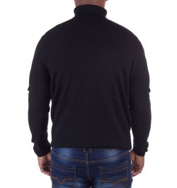 Men's Turtleneck Pull Over Sweater Black $22.00 Sweaters