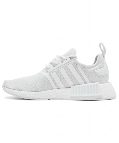 Women's NMD R1 Primeblue Casual Sneakers White $72.85 Shoes