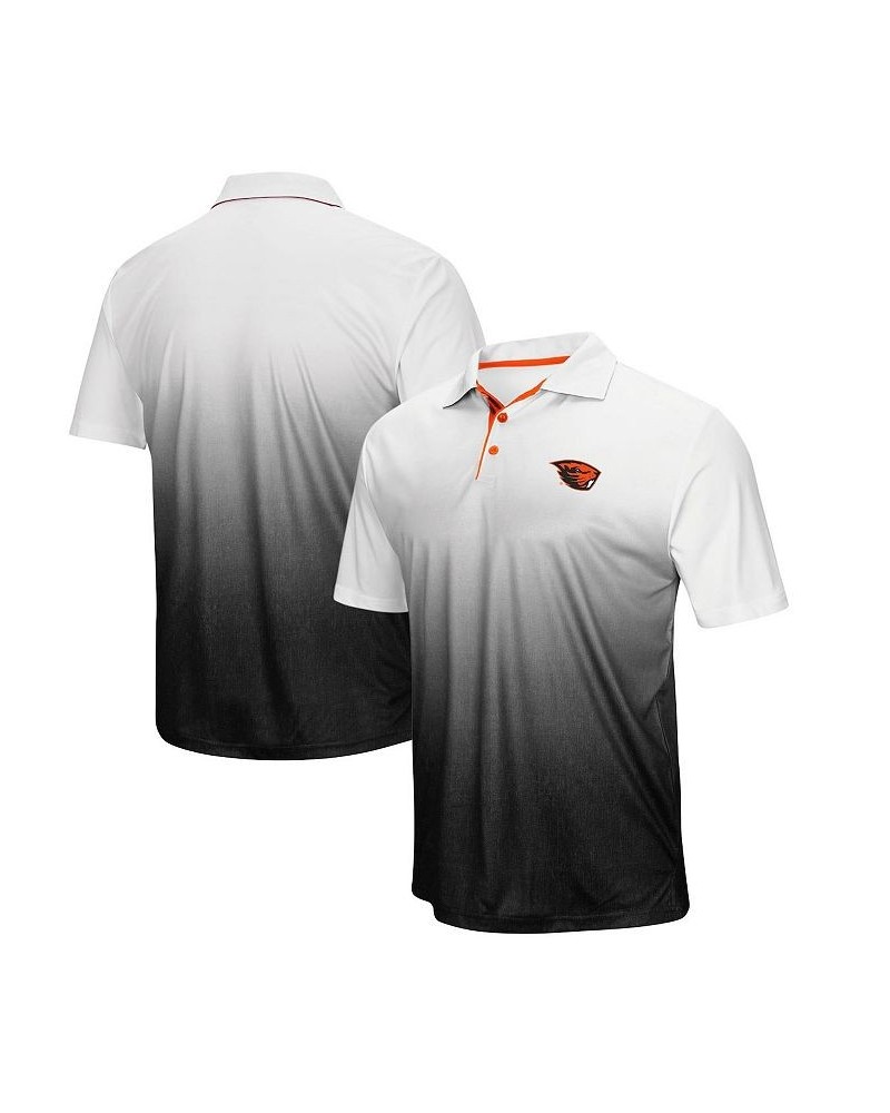 Men's Gray Oregon State Beavers Magic Team Logo Polo Shirt $18.40 Polo Shirts