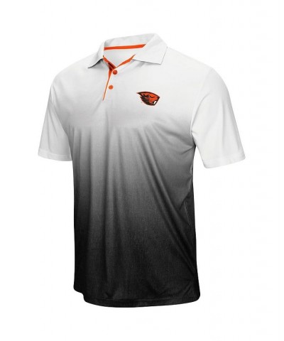 Men's Gray Oregon State Beavers Magic Team Logo Polo Shirt $18.40 Polo Shirts