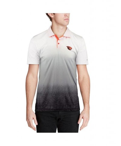 Men's Gray Oregon State Beavers Magic Team Logo Polo Shirt $18.40 Polo Shirts