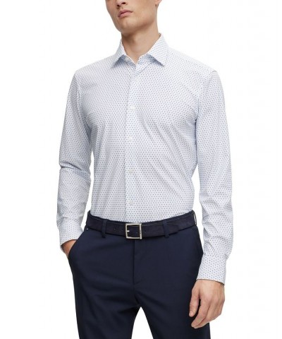 BOSS Men's Regular-Fit Performance Shirt White $47.36 Shirts