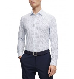 BOSS Men's Regular-Fit Performance Shirt White $47.36 Shirts