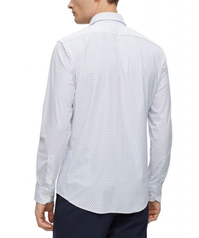 BOSS Men's Regular-Fit Performance Shirt White $47.36 Shirts