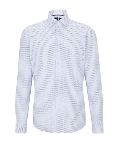 BOSS Men's Regular-Fit Performance Shirt White $47.36 Shirts