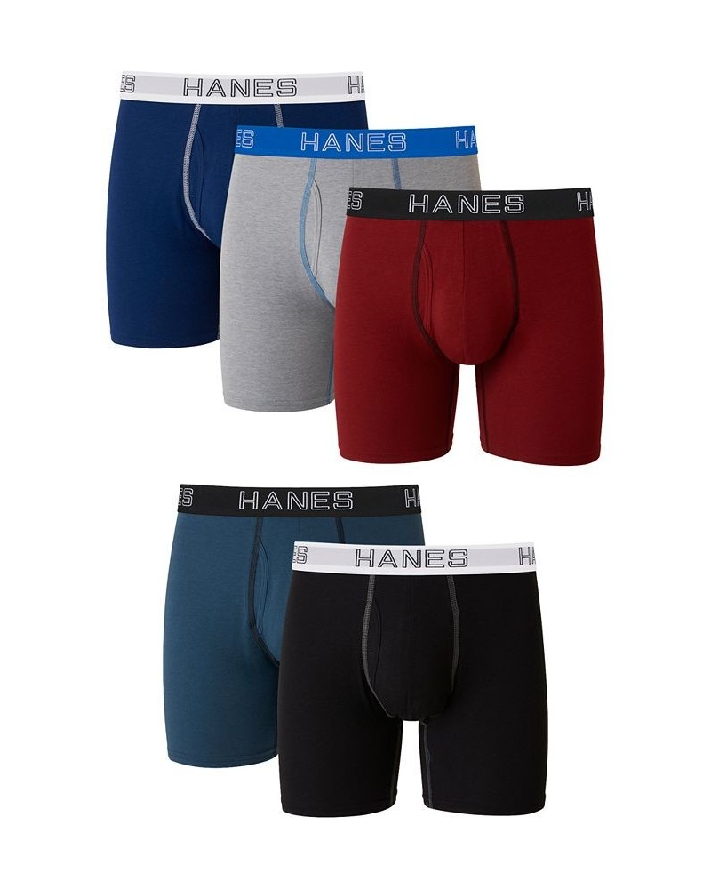 Men's 5-Pk. Ultimate Stretch Boxer Briefs Multi $14.40 Underwear