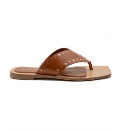 Women's Ixina Toe-Thong Flat Sandal PD03 $48.51 Shoes