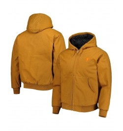 Men's Tan Texas Longhorns Dakota Full-Zip Hoodie $70.00 Sweatshirt