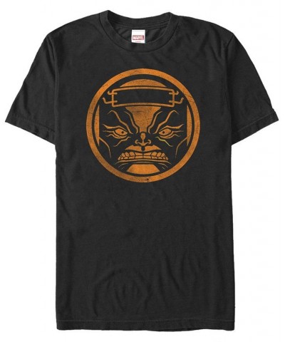 Marvel Men's M.O.D.O.K. Orange Organism Logo Short Sleeve T-Shirt Black $17.50 T-Shirts