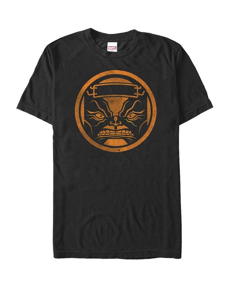 Marvel Men's M.O.D.O.K. Orange Organism Logo Short Sleeve T-Shirt Black $17.50 T-Shirts