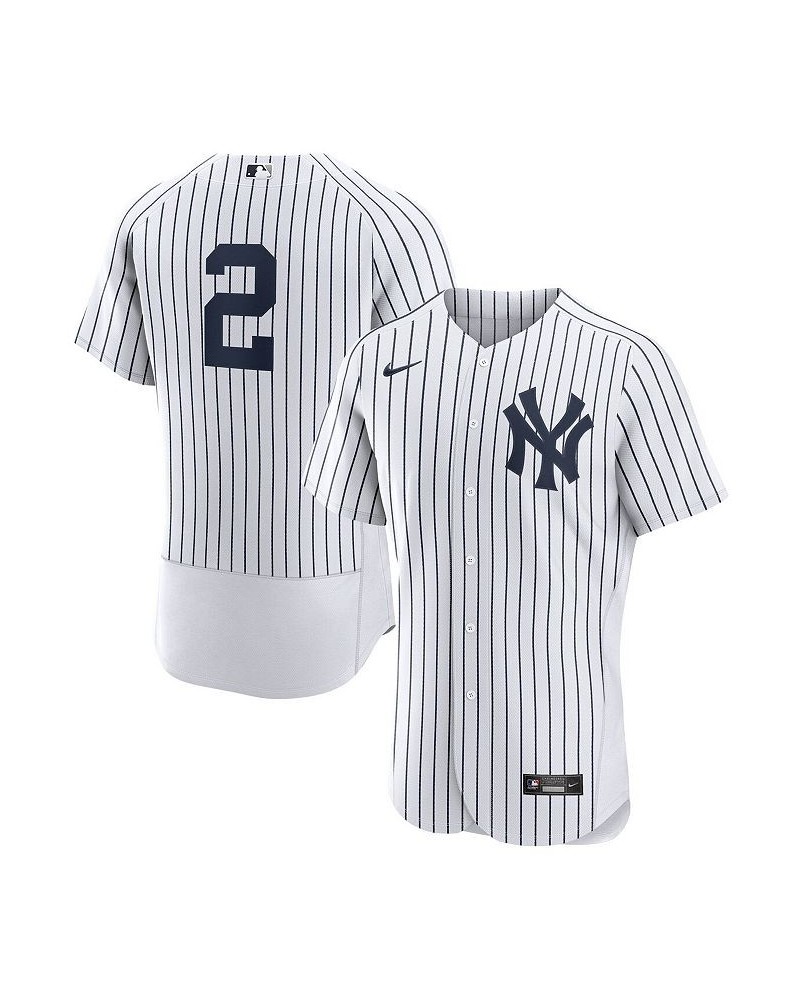 Men's Derek Jeter White/Navy New York Yankees Home Authentic Player Jersey $139.50 Jersey